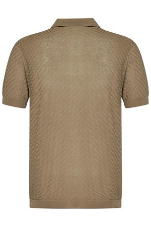 Polo in maglia crêpe cotone beige LOW BRAND | L1MSS256722A028
